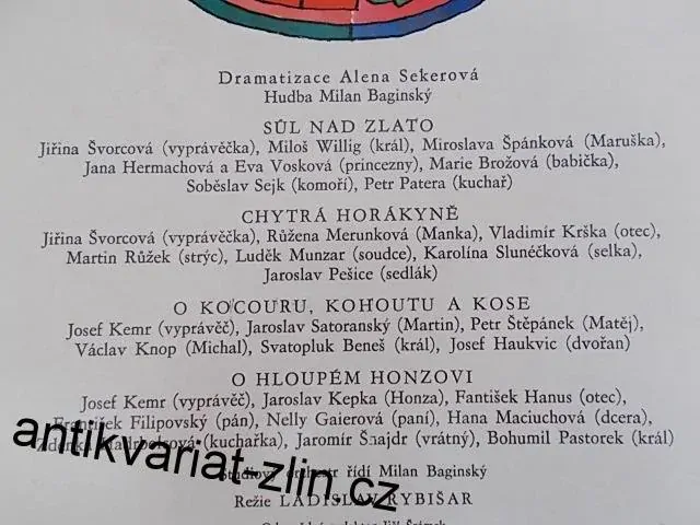 LP POHÁDKY BOŽENY NĚMCOVÉ 2