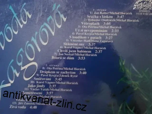 LP HANA ZAGOROVÁ - ŽIVÁ VODA