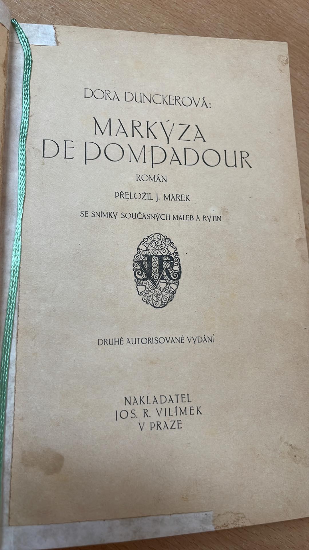 DORA DUNCKEROVÁ - MARKÝZA DE POMPADOUR