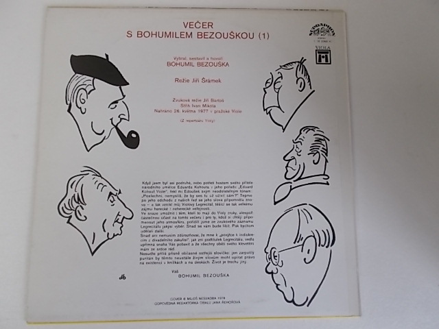 LP VEČER S BOHUMILEM BEZOUŠKOU 1