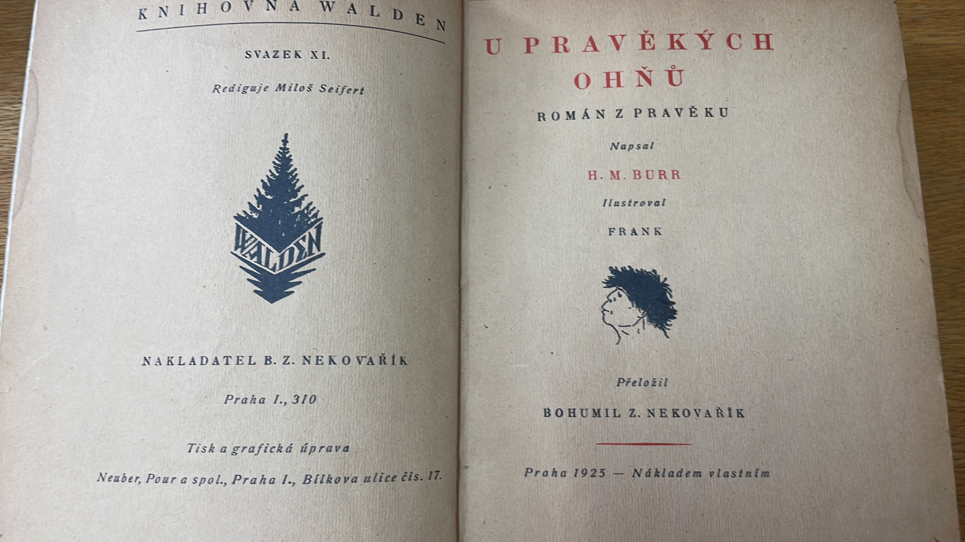 H. M. BURR - U PRAVĚKÝCH OHNŮ