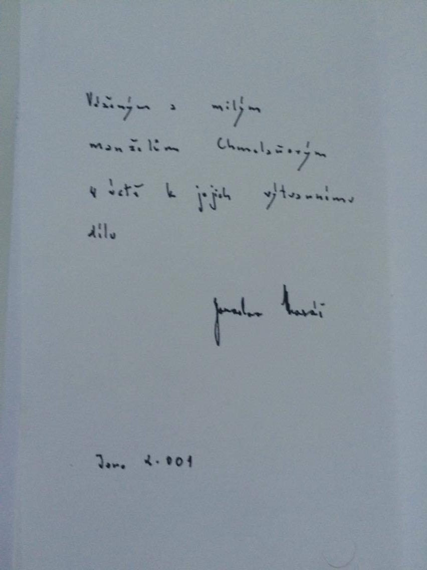 JAROSLAV MAZAČ - OIDIPUS NABÝVÁ ZRAKU + autogram