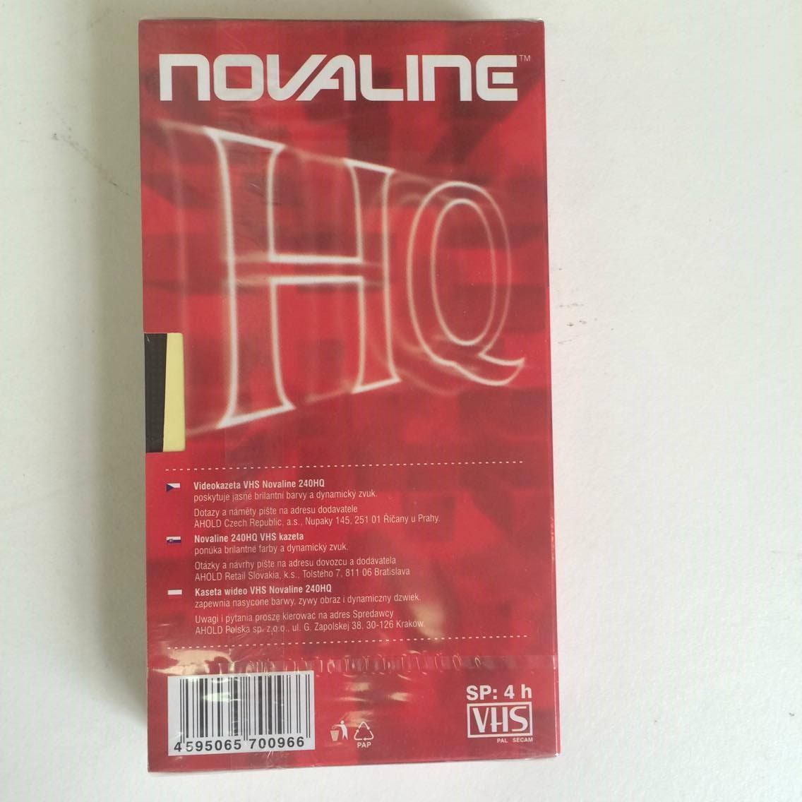 NOVALINE HQ 240 - VIDEOKAZETA