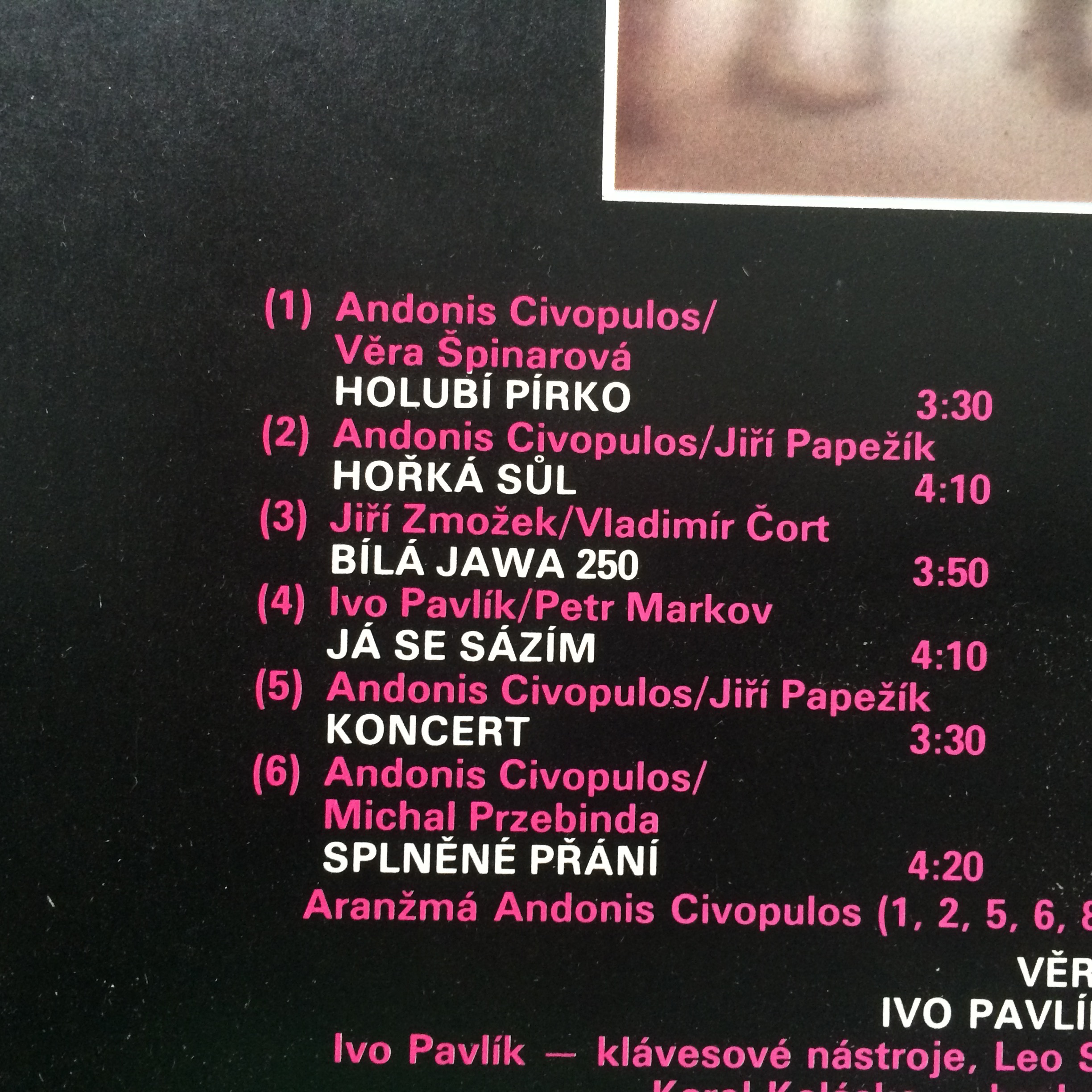 LP VĚRA ŠPINAROVÁ - METEOR LÁSKY