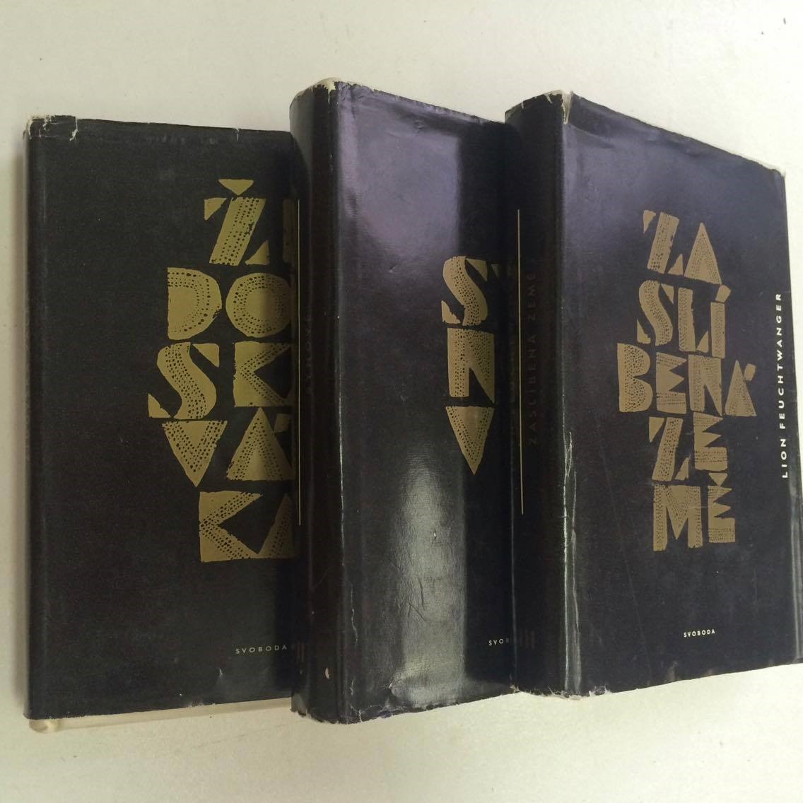 LION FEUCHTWANGER - ZASLÍBENÁ ZEMĚ, SYNOVÉ, ŽIDOVSKÁ VÁLKA 