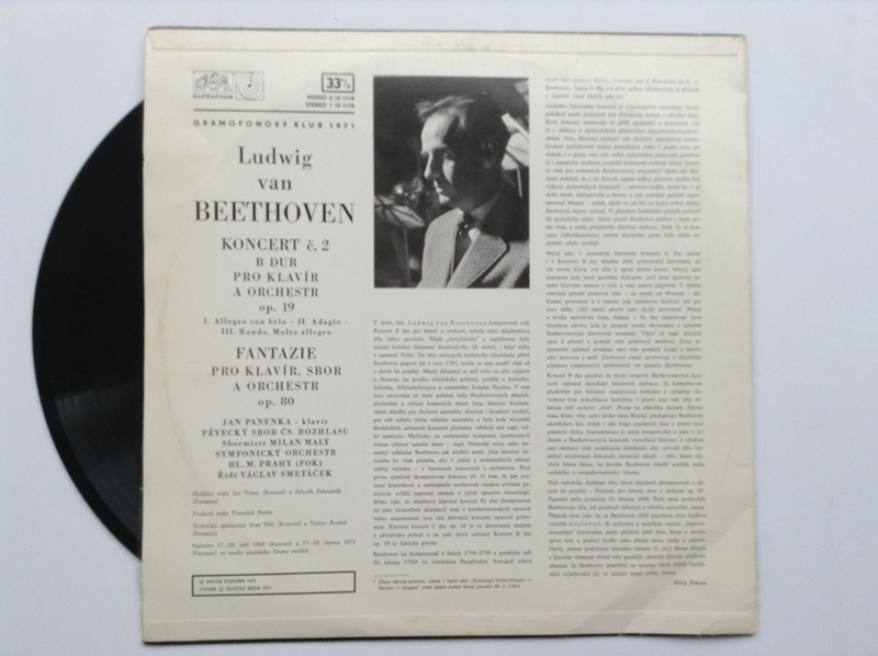 LP LUDWIG VAN BEETHOVEN - KONCERT Č. 2