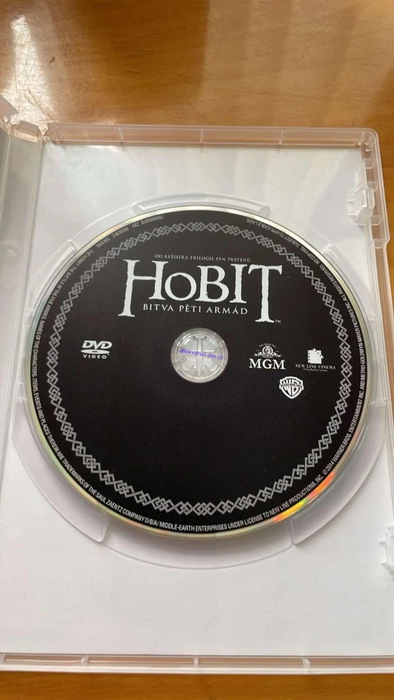 DVD HOBIT BITVA PĚTI ARMÁD