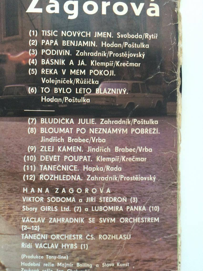 LP HANA ZAGOROVÁ - BLUDIČKA
