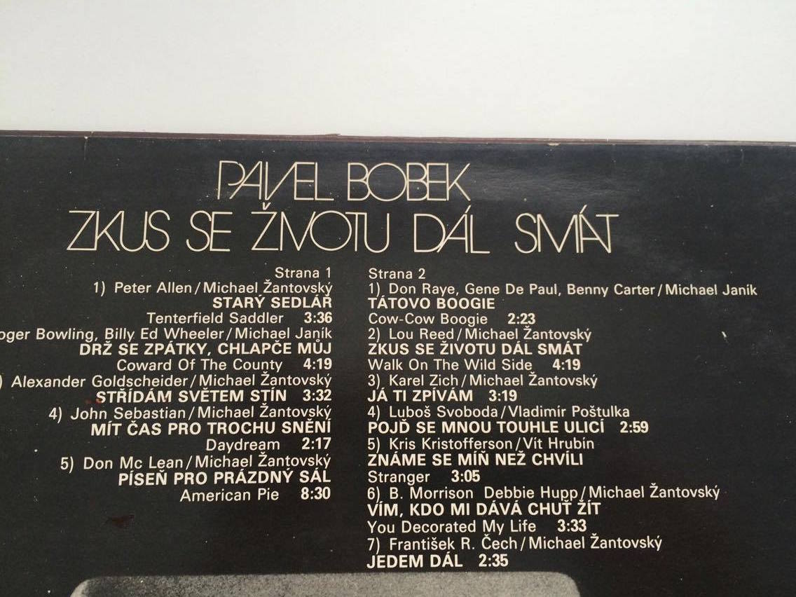 LP PAVEL BOBEK : ZKUS SE ŽIVOTU DÁL SMÁT
