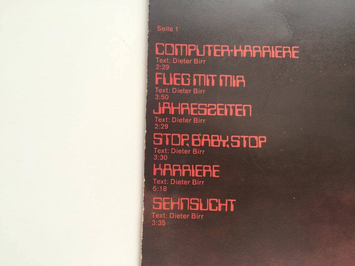 LP PUHDYS 11 : COMPUTER HARRIERE