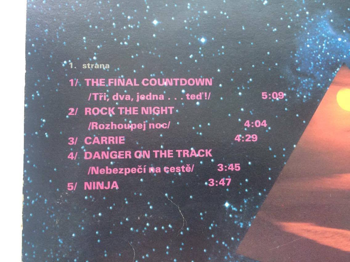 LP EUROPE : THE FINAL COUNTDOWN