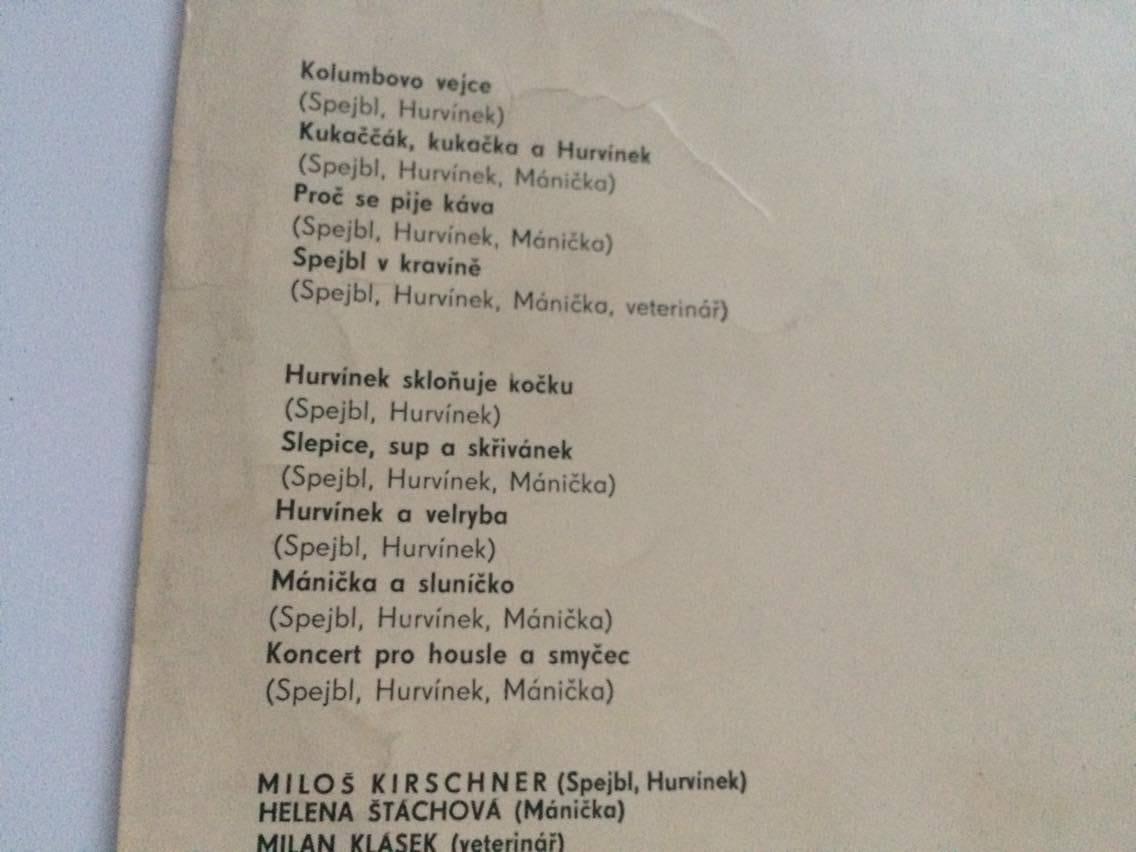 LP FRANTIŠEK NEPIL : HOVORY U SPEJBLŮ
