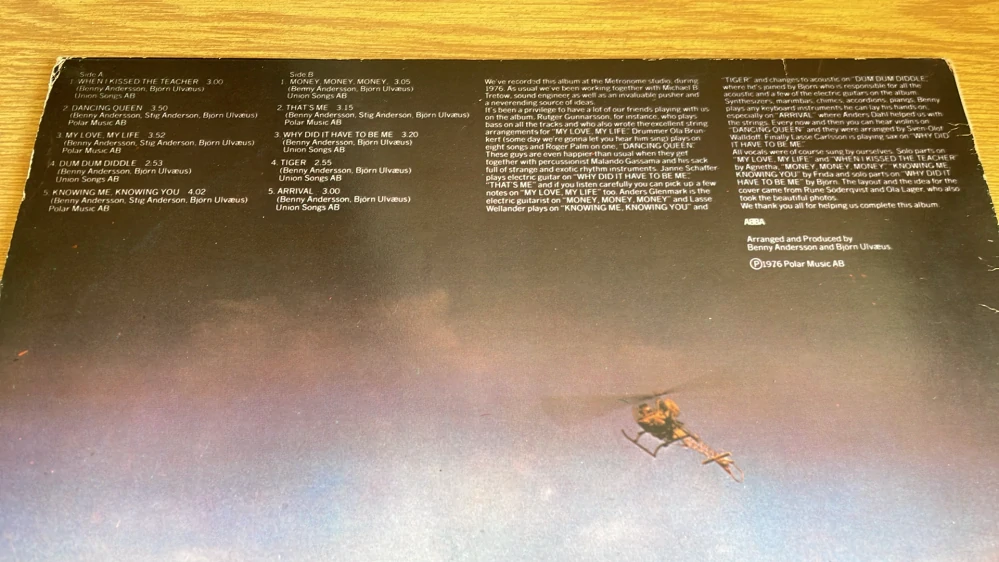 LP ABBA : ARRIVAL
