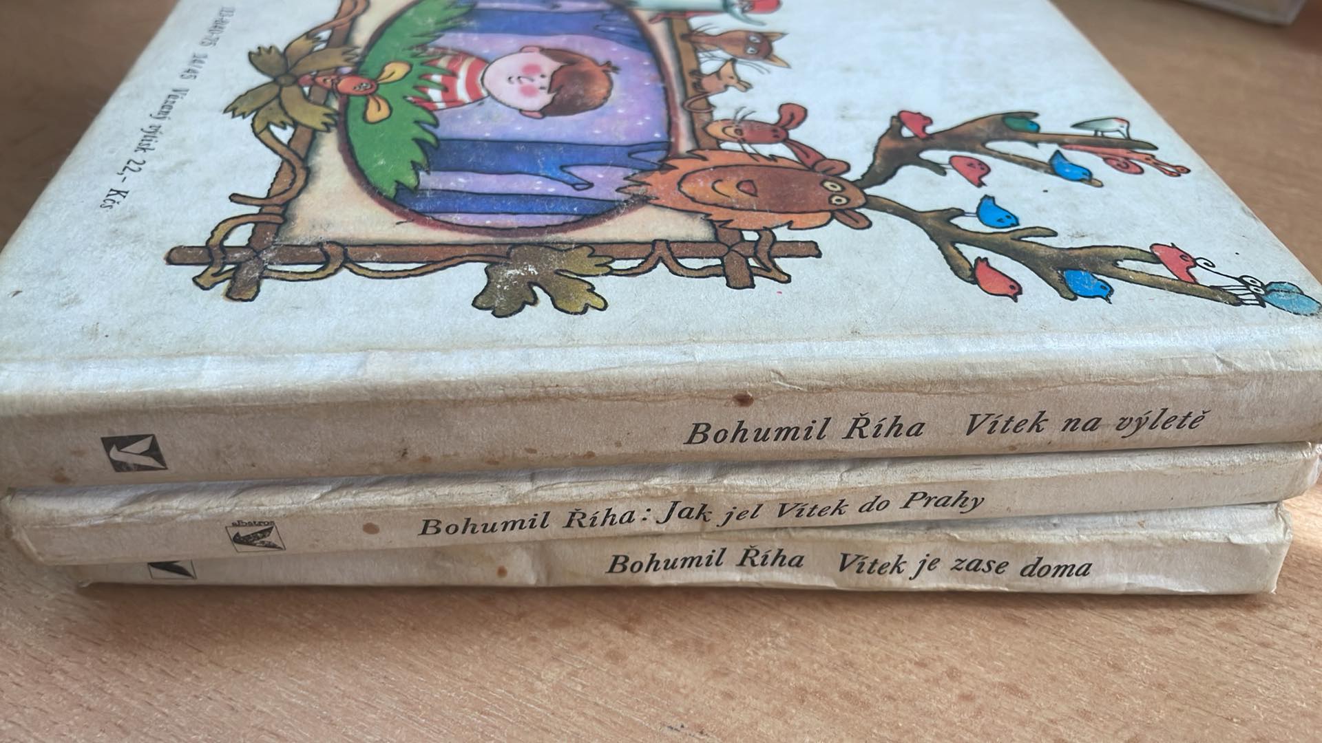 BOHUMIL ŘÍHA - Bohumil: Jak jel Vítek do Prahy : Vítek na výletě : Vítek je zase doma