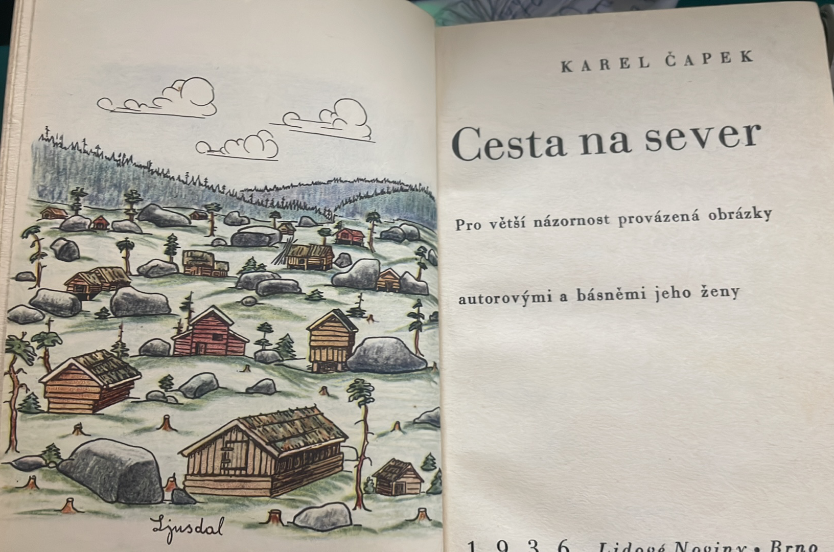 KAREL ČAPEK : CESTA NA SEVER