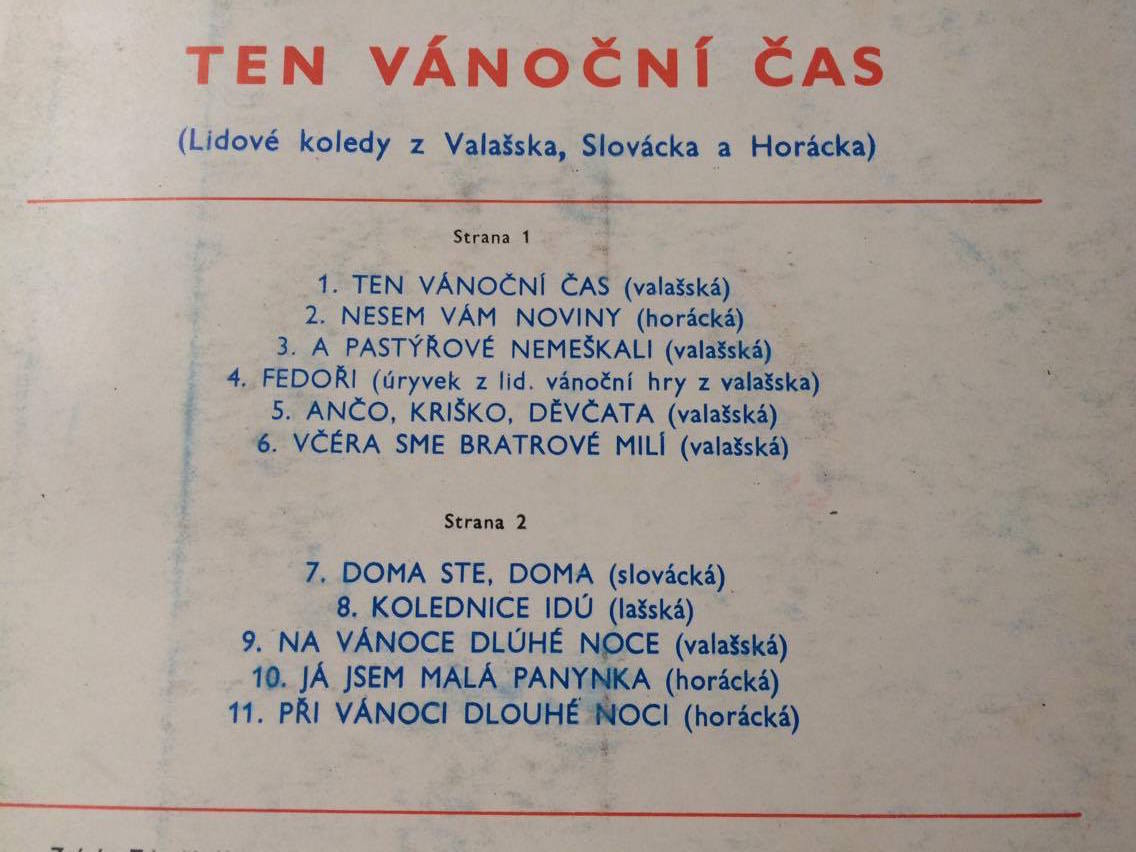 SP TEN VÁNOČNÍ ČAS / KOLEDY