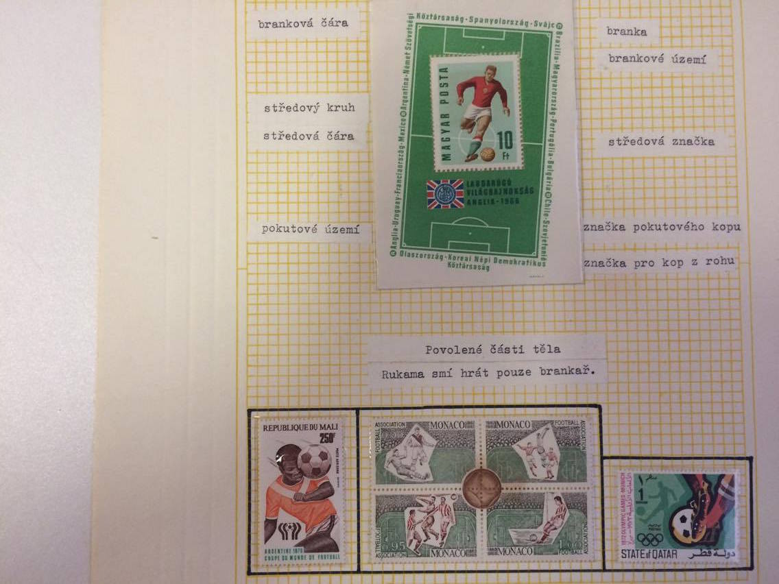 FOTBALOVÉ HŘIŠTĚ : ZNÁMKOVÝ ARCH