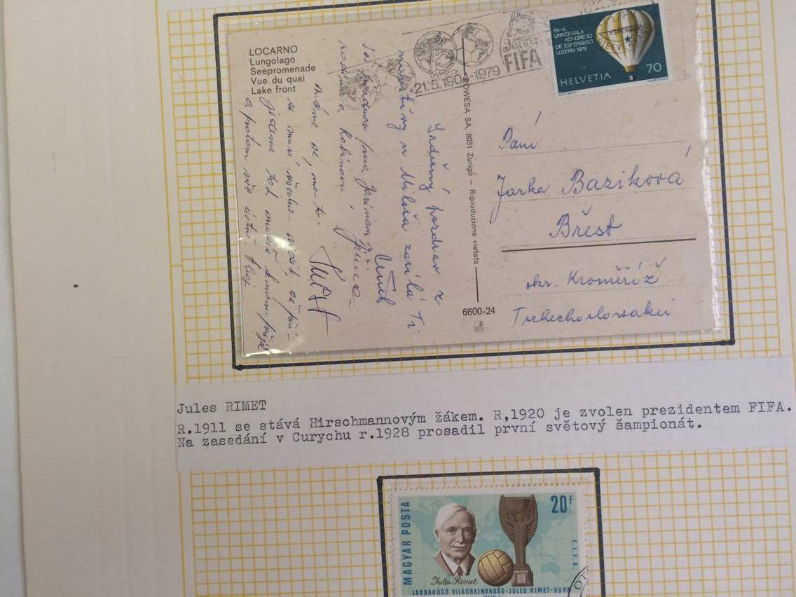 MISTROVSTVÍ SVĚTA V KOPANÉ  : ZNÁMKA + DOPISNÍ OBÁLKA