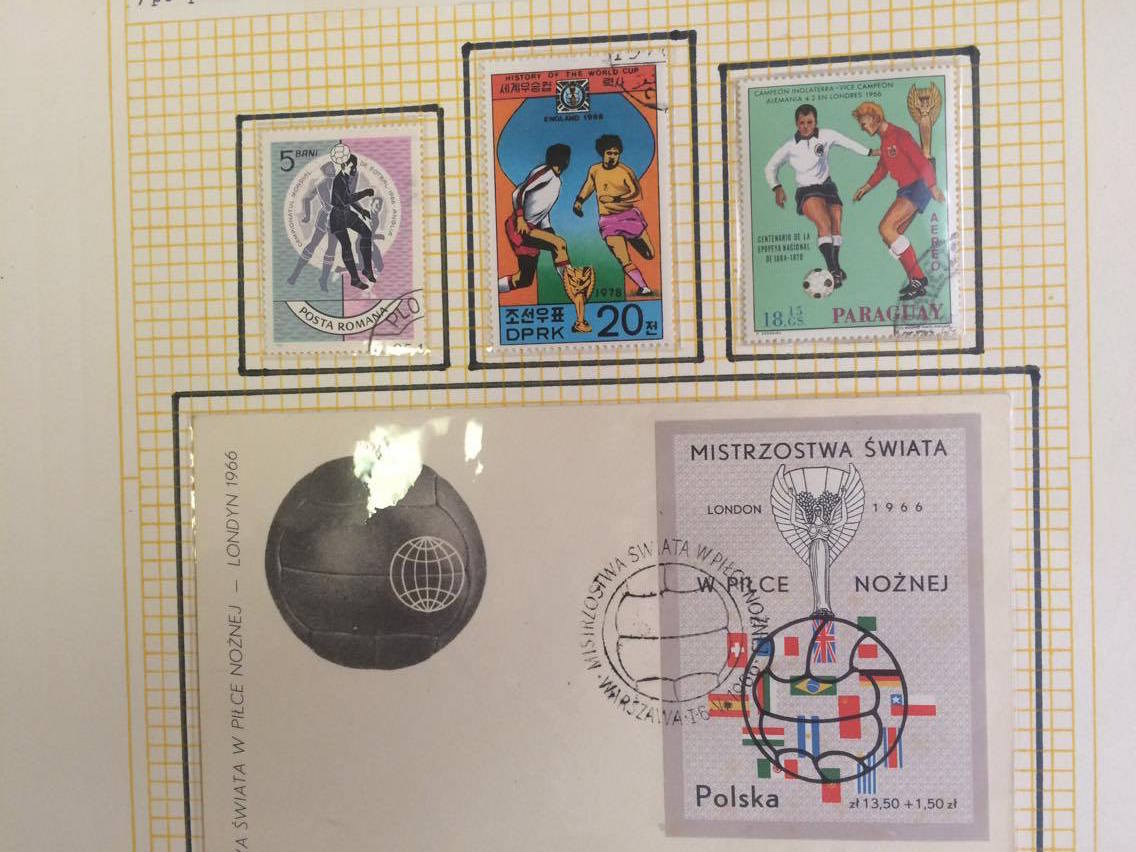 VIII. MISTROVSTVÍ SVĚTA V KOPANÉ 1966 ANGLIE : ZNÁMKOVÝ ARCH