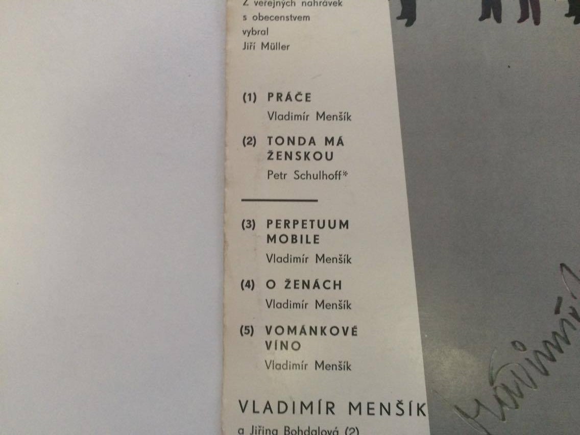 LP VEČER S VLADIMÍREM MENŠÍKEM 1