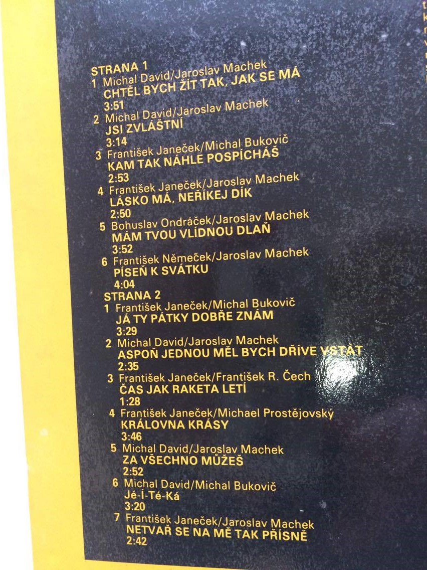 LP Kroky Františka Janečka : Michal David