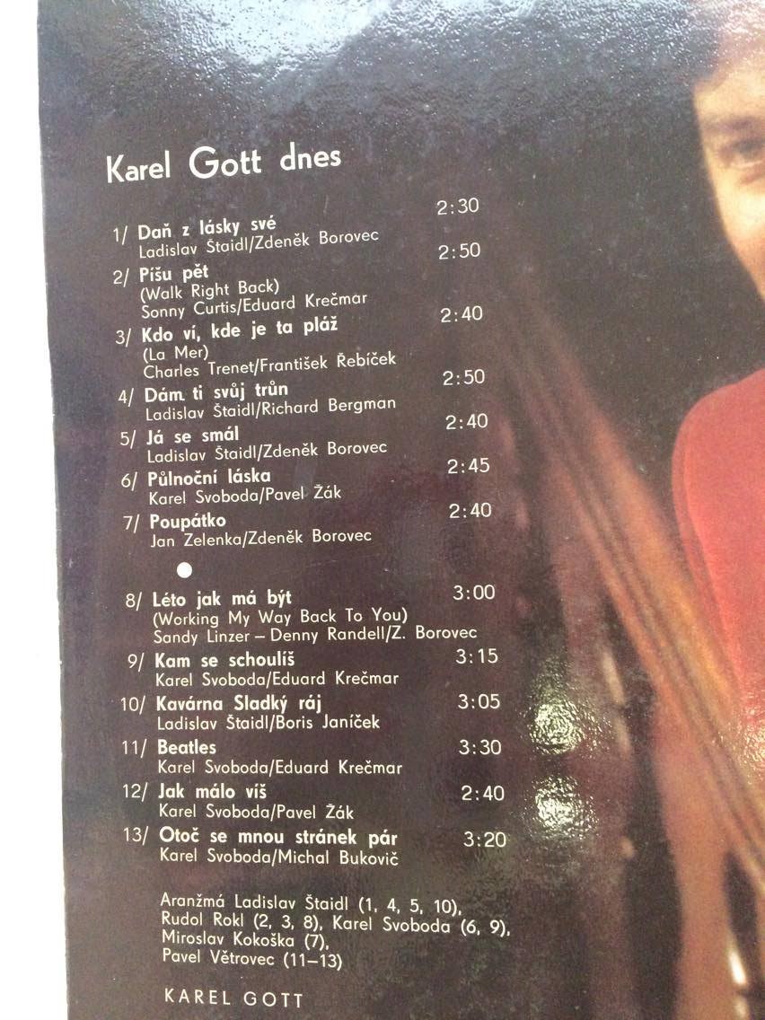 LP KAREL GOTT - DNES