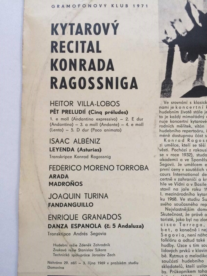 LP Španělský a jihoamerický kytarový recitál