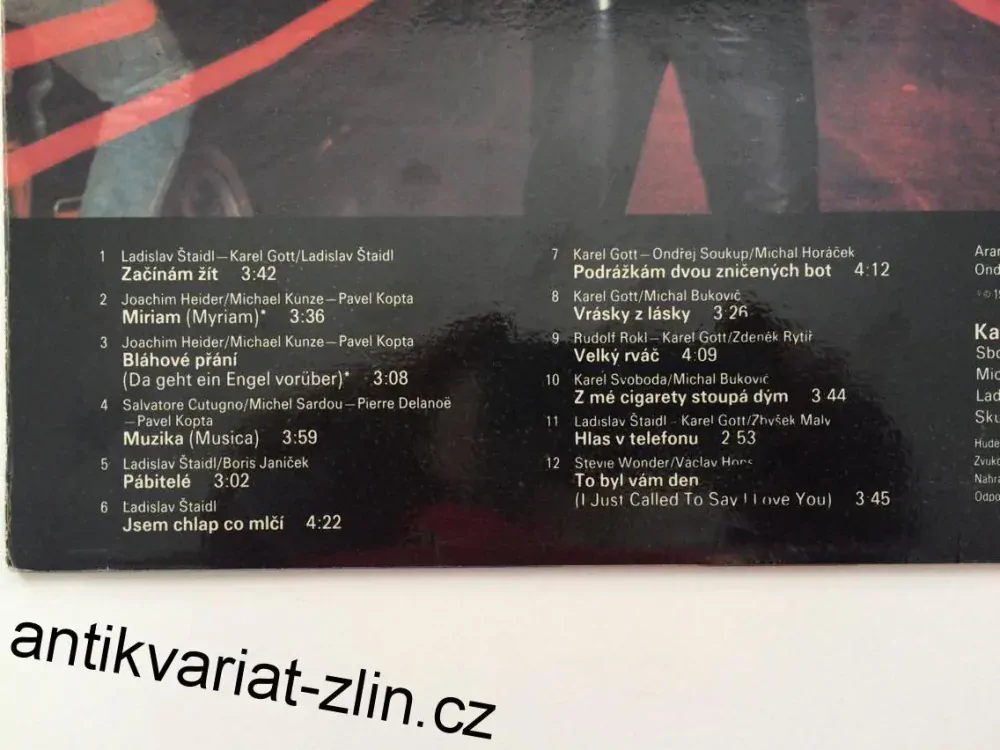 LP KAREL GOTT : MUZIKA