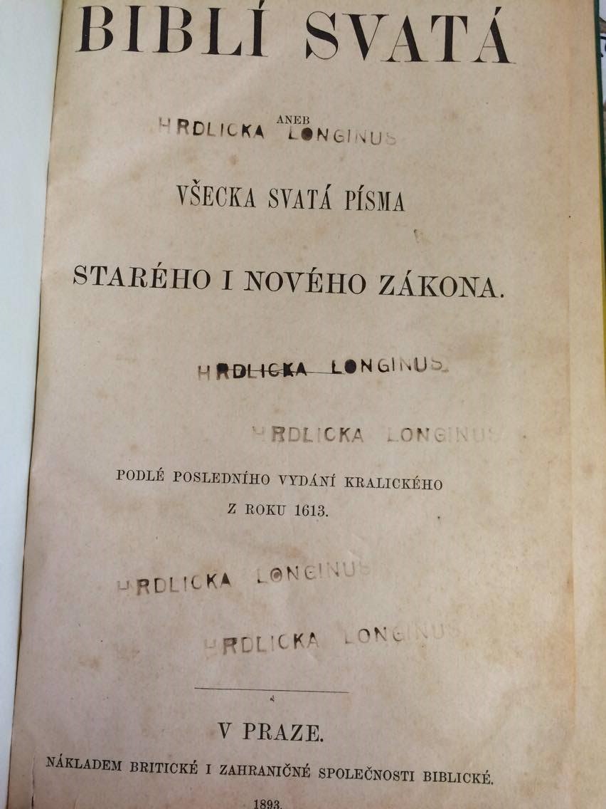 BIBLÍ SVATÁ