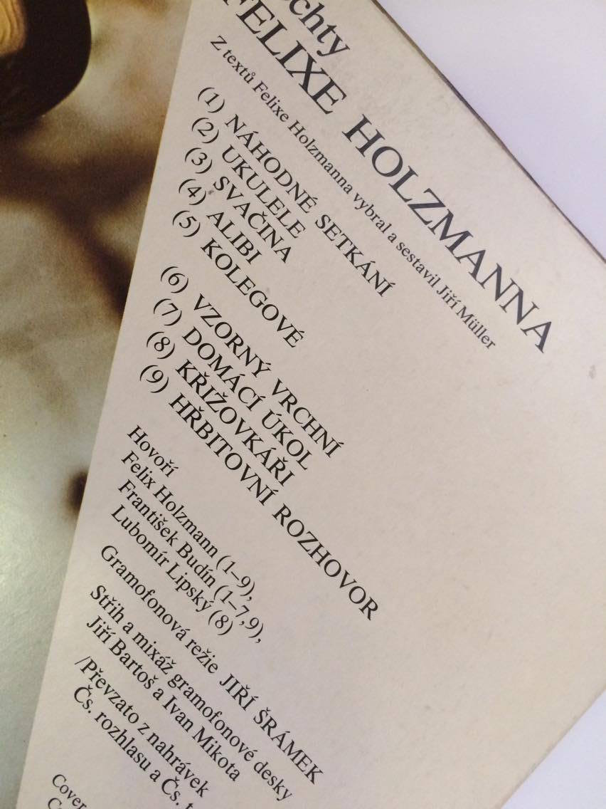LP ŠPRECHTY FELIXE HOLZMANNA