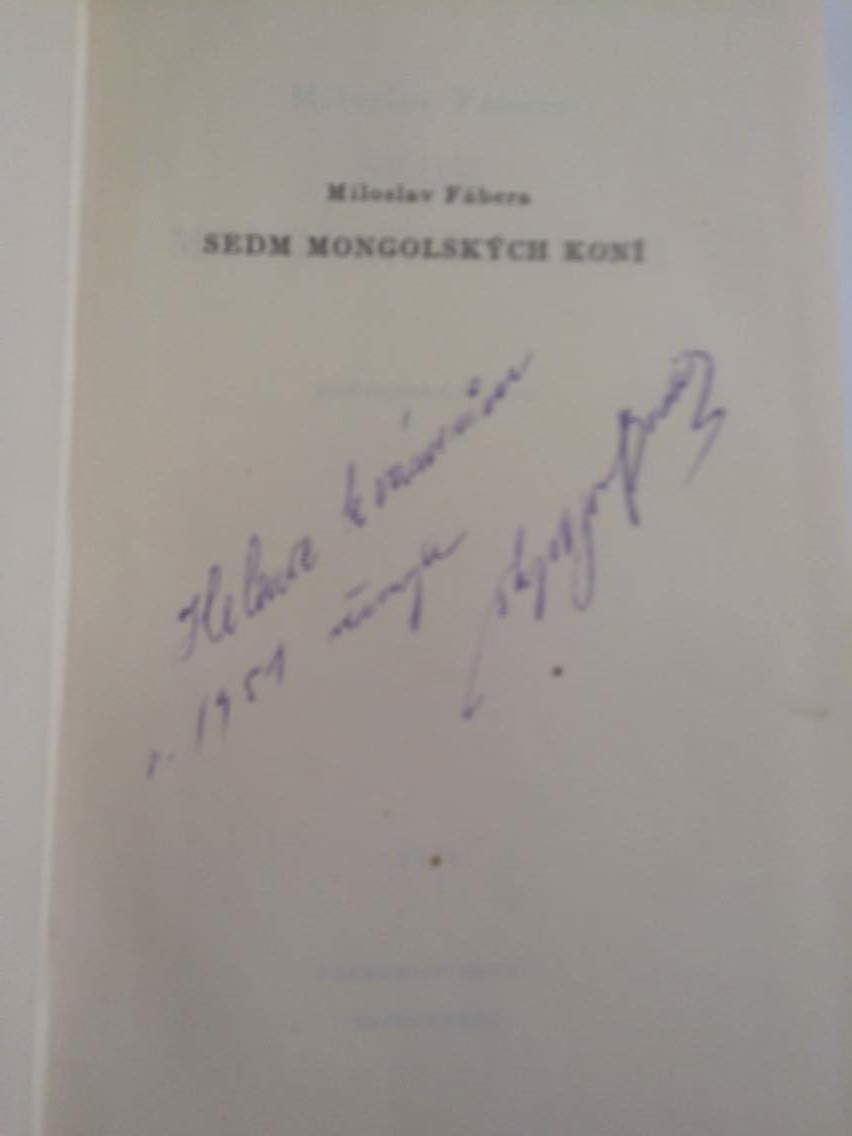 MILOSLAV FÁBERA : SEDM MONGOLSKÝCH KONÍ
