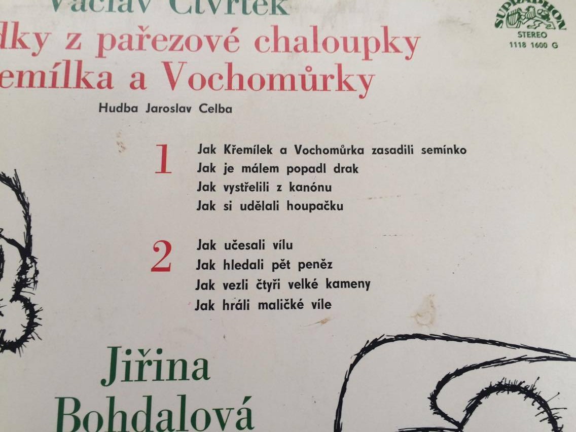 LP VÁCLAV ČTVRTEK : POHÁDKY Z PAŘEZOVÉ CHALOUPKY