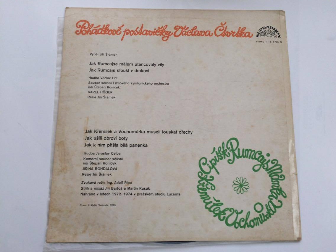 LP POHÁDKOVÉ POSTAVIČKY VÁCLAVA ČTVRTKA