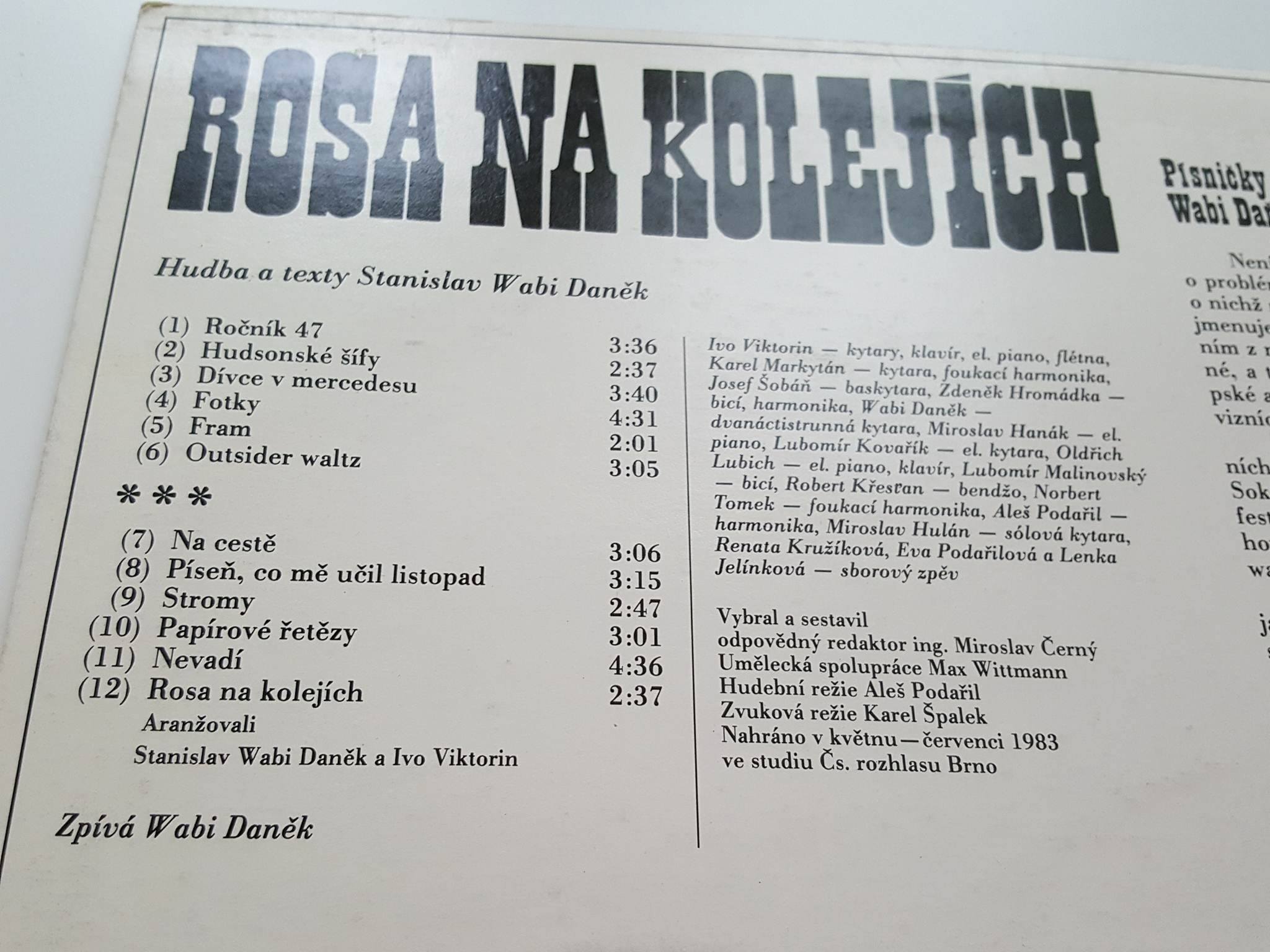 LP WABI DAŇEK ROSA NA KOLEJÍCH