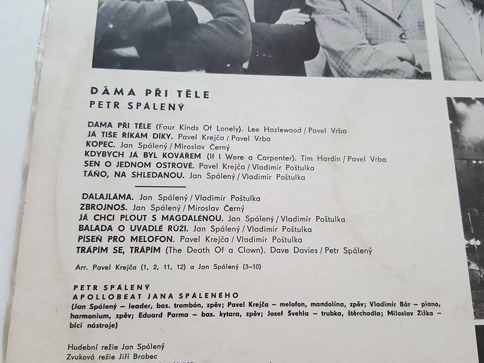 LP PETR SPÁLENÝ DÁMA PŘI TĚLE