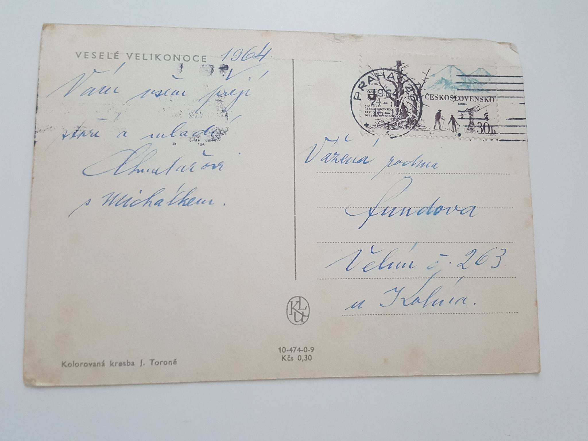POHLEDNICE VESELÉ VELIKONCE