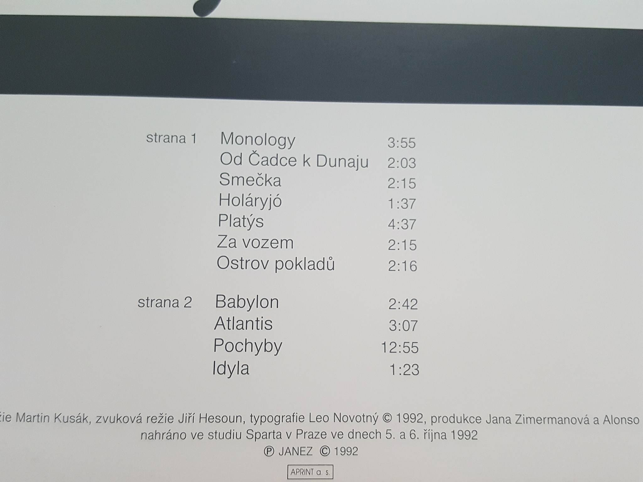 LP KAREL KRYL - MONOLOGY