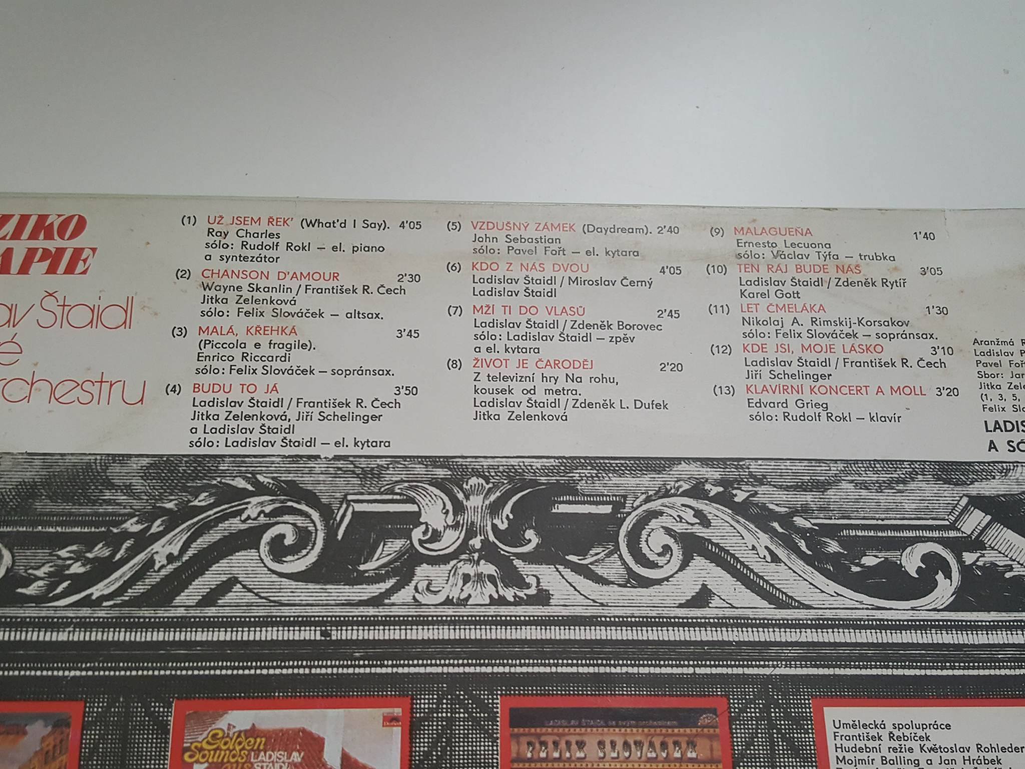 LP LADISLAV ŠTAIDL - ...MUZIKOTERAPIE