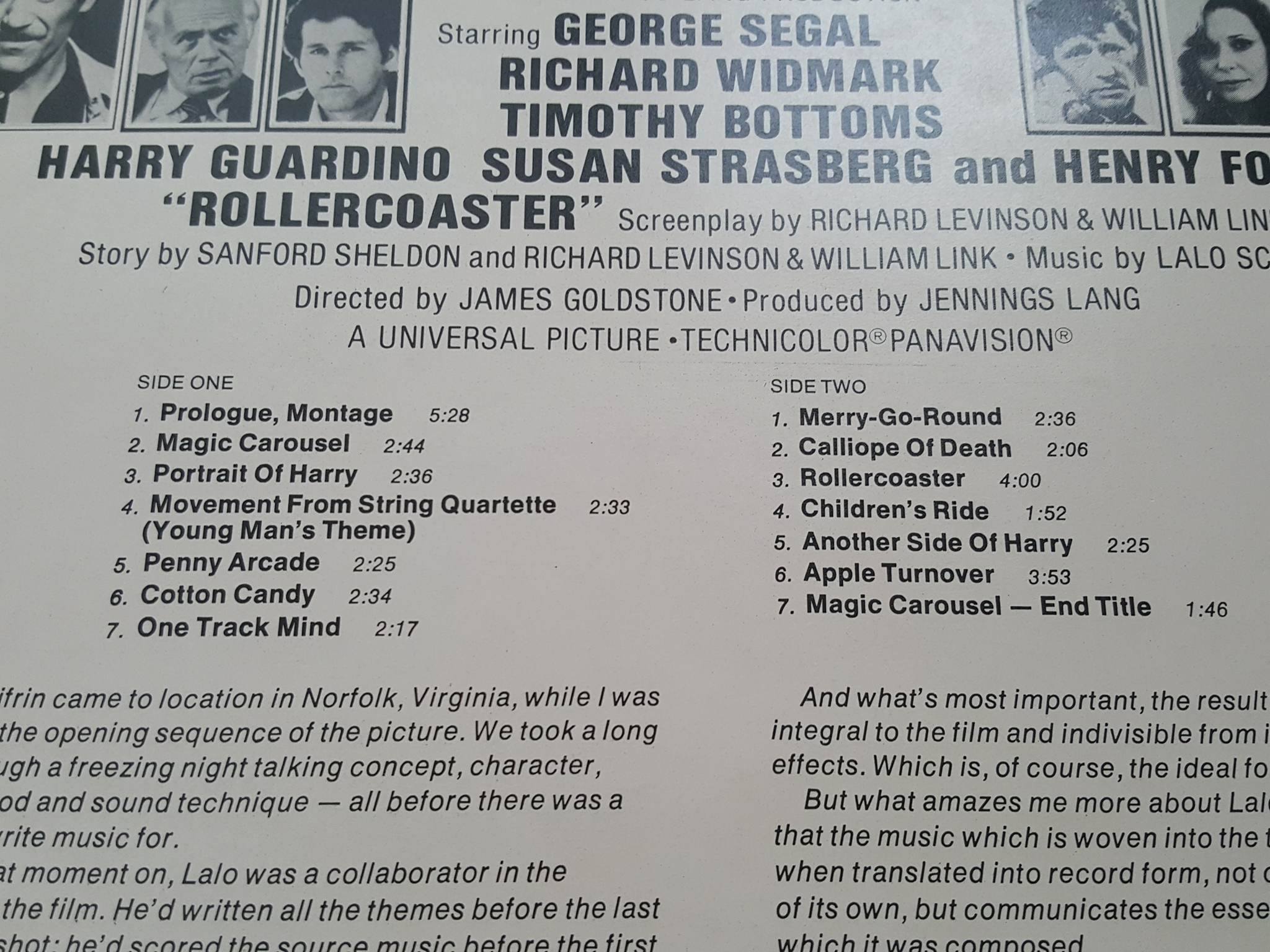 LP SOUNDTRACK - ROLLERCOASTER