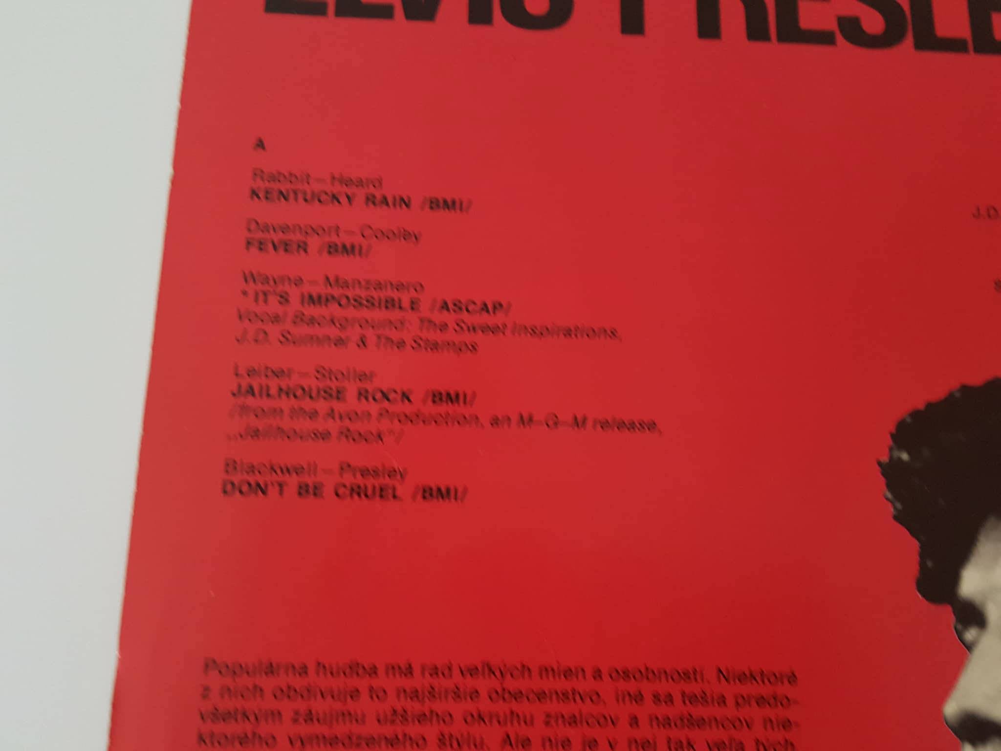 LP ELVIS PRESLEY - PURE GOLD