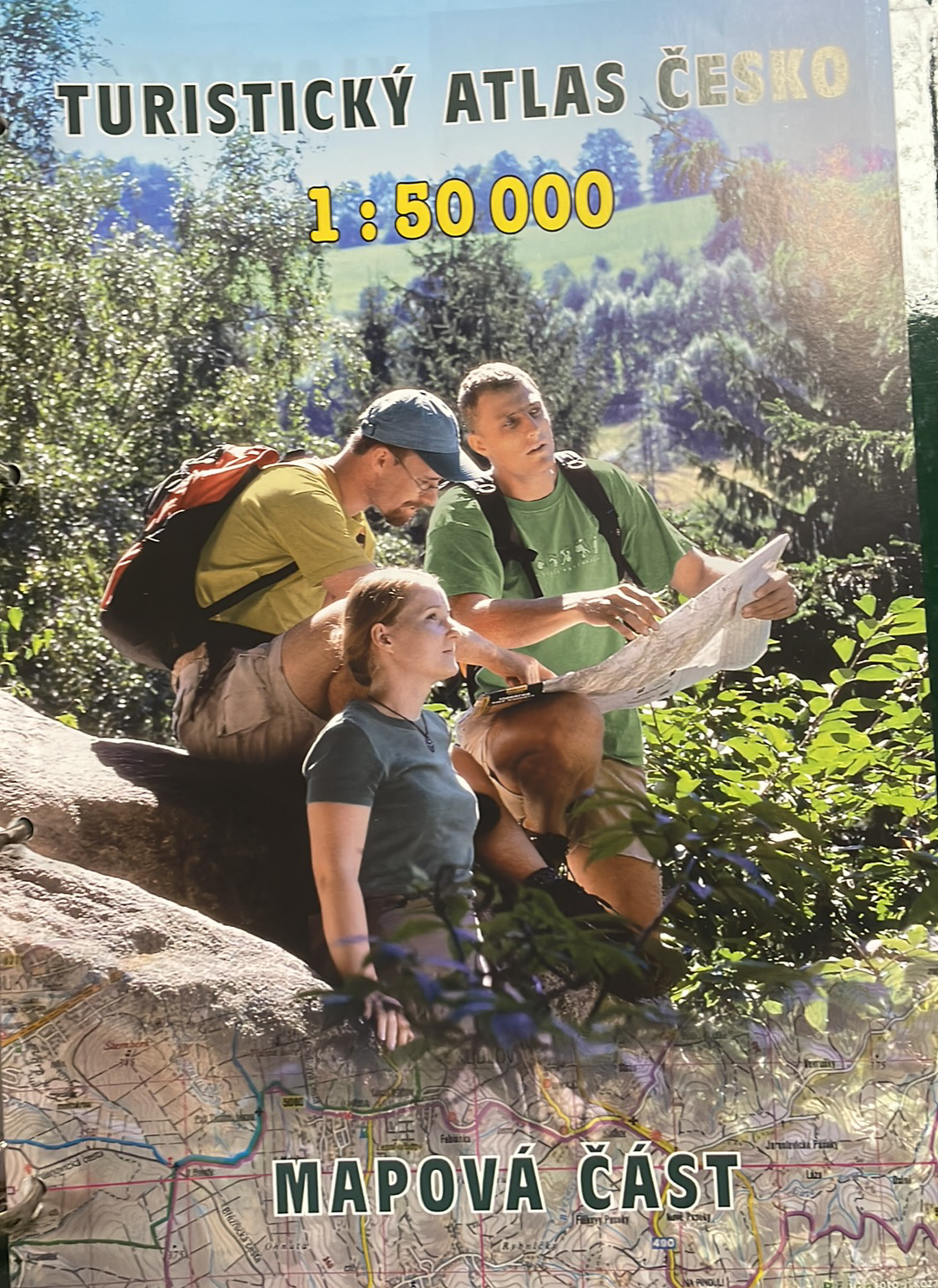 TURISTICKÝ ATLAS ČESKOSLOVENSKO  + CYKLOTRASY 1:50 000