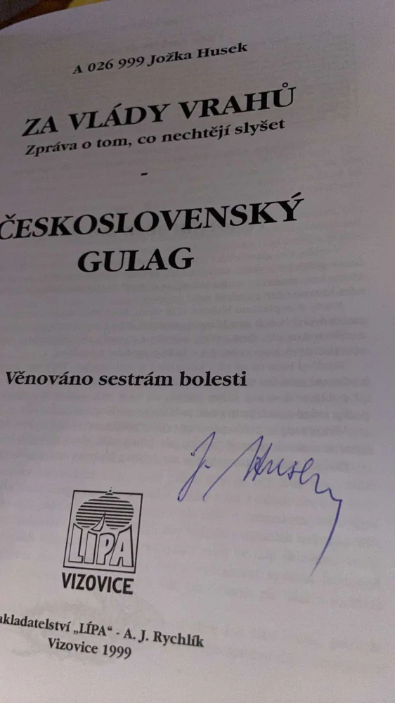 JOŽKA HUSEK - ZA VLÁDY VRAHŮ