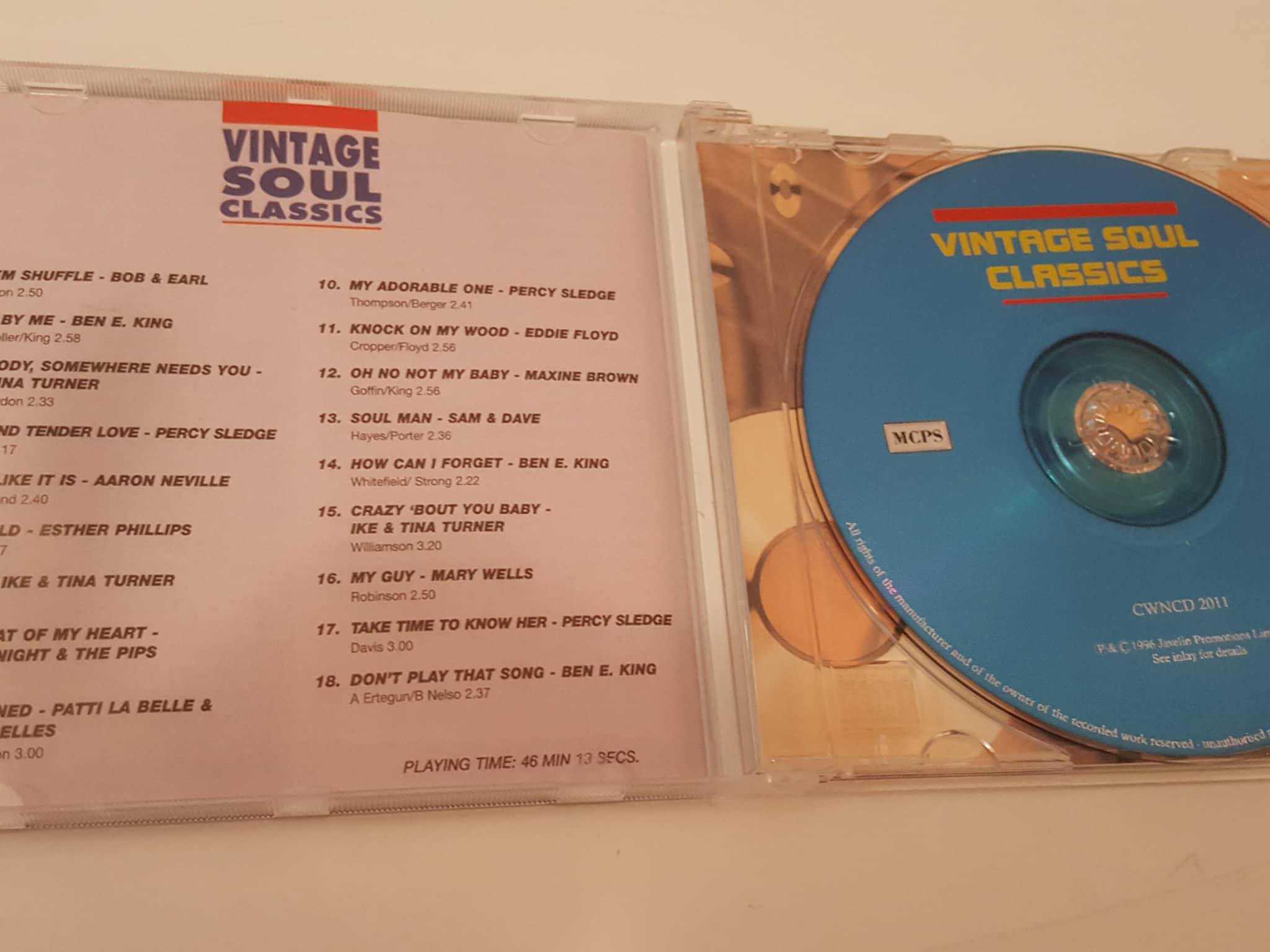 CD VINTAGE SOUL CLASSICS
