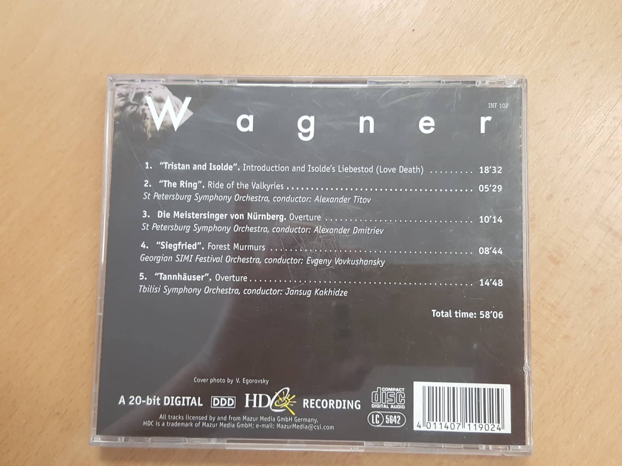 CD WAGNER GREAT OVERTURES