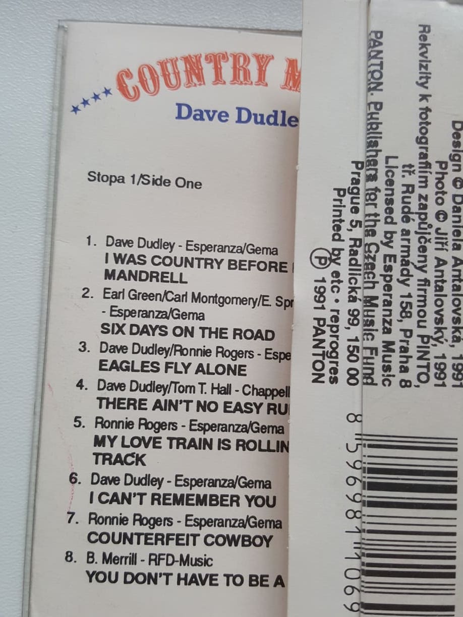 MC DAVE DUDLEY - COUNTRY MUSIC