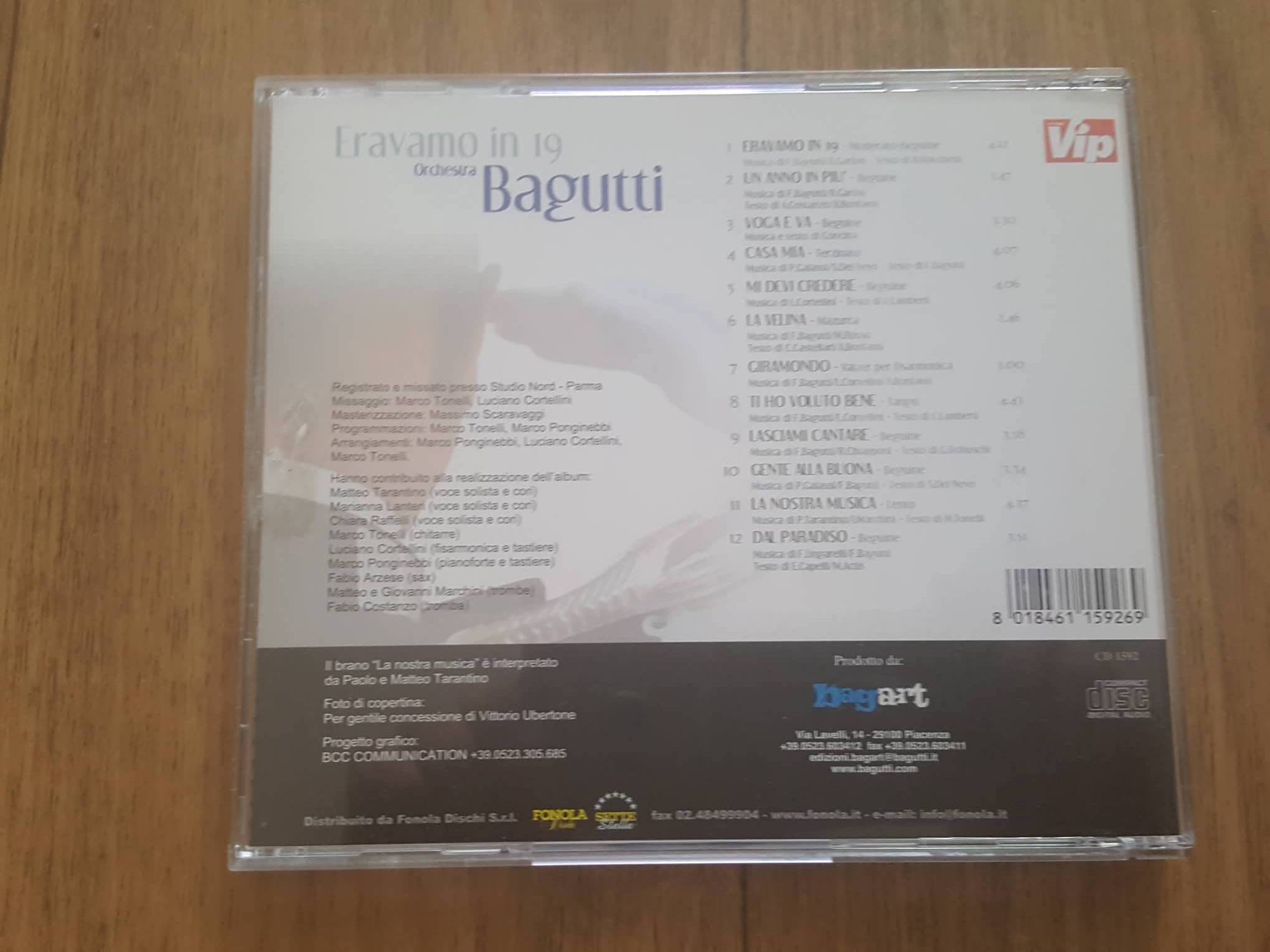 CD ERAVAMO IN 19 ORCHESTRA BAGUTTI