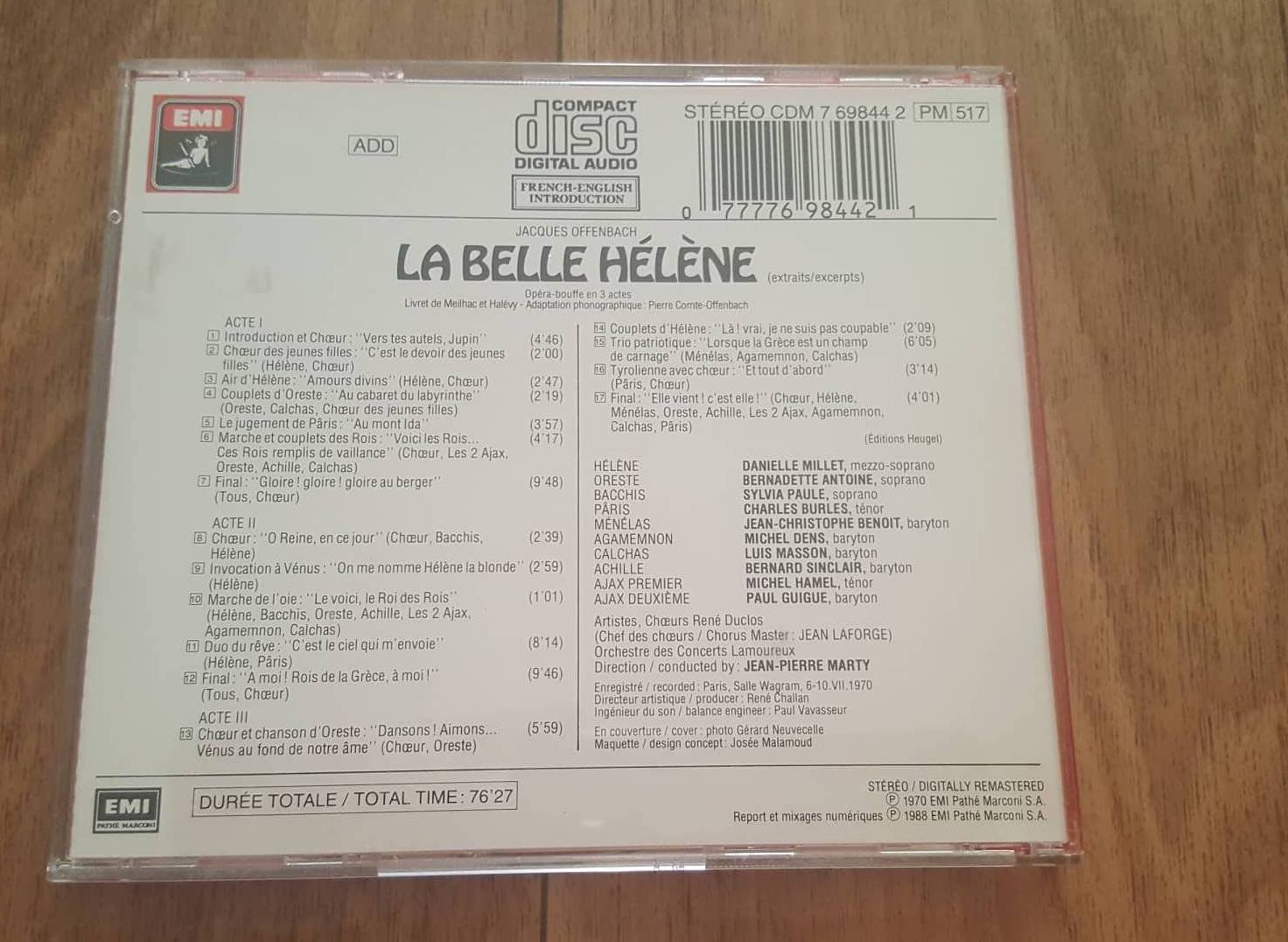 CD LA BELLE HÉLÉNE