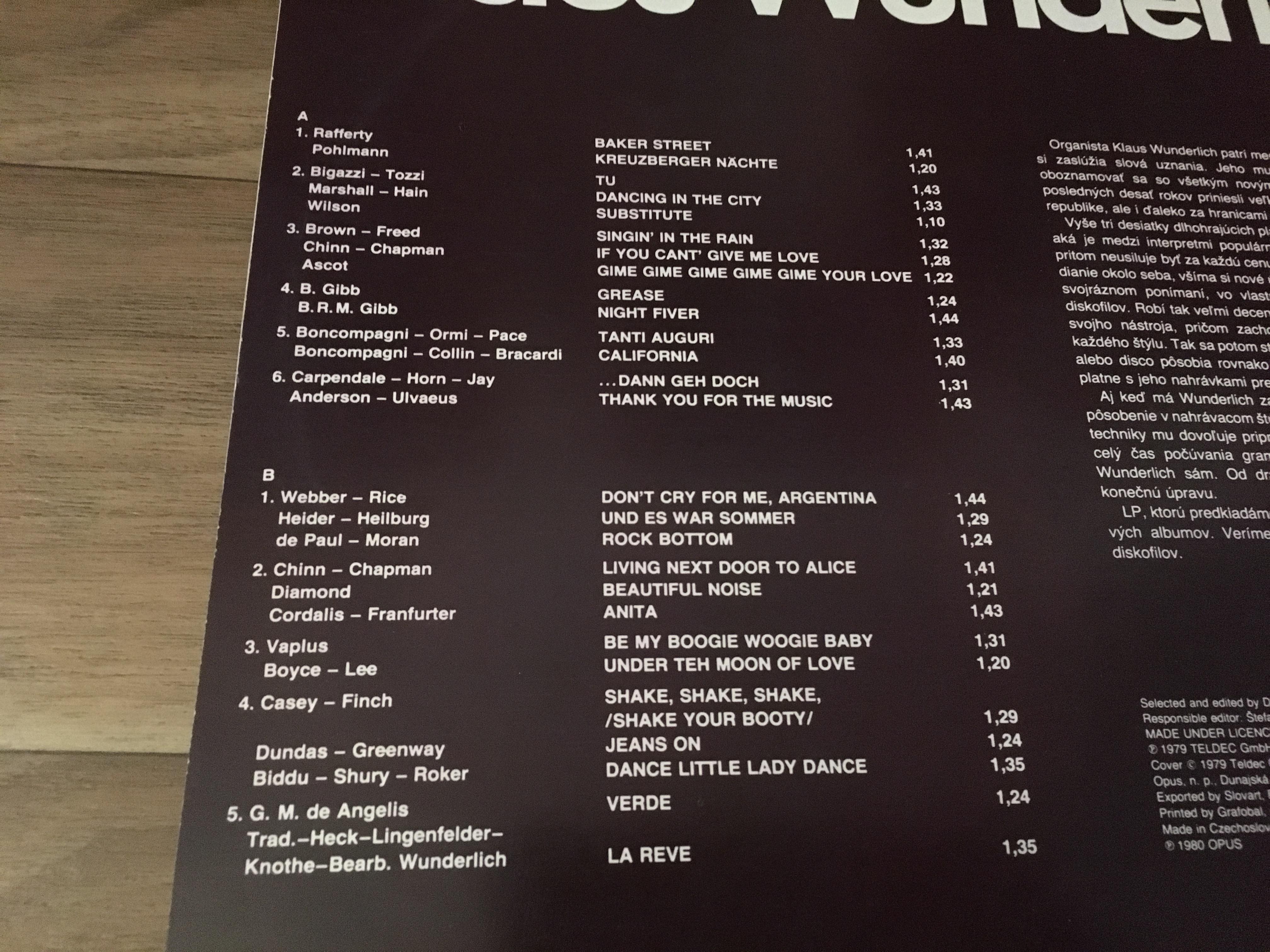 LP KLAUS WUNDERLICH