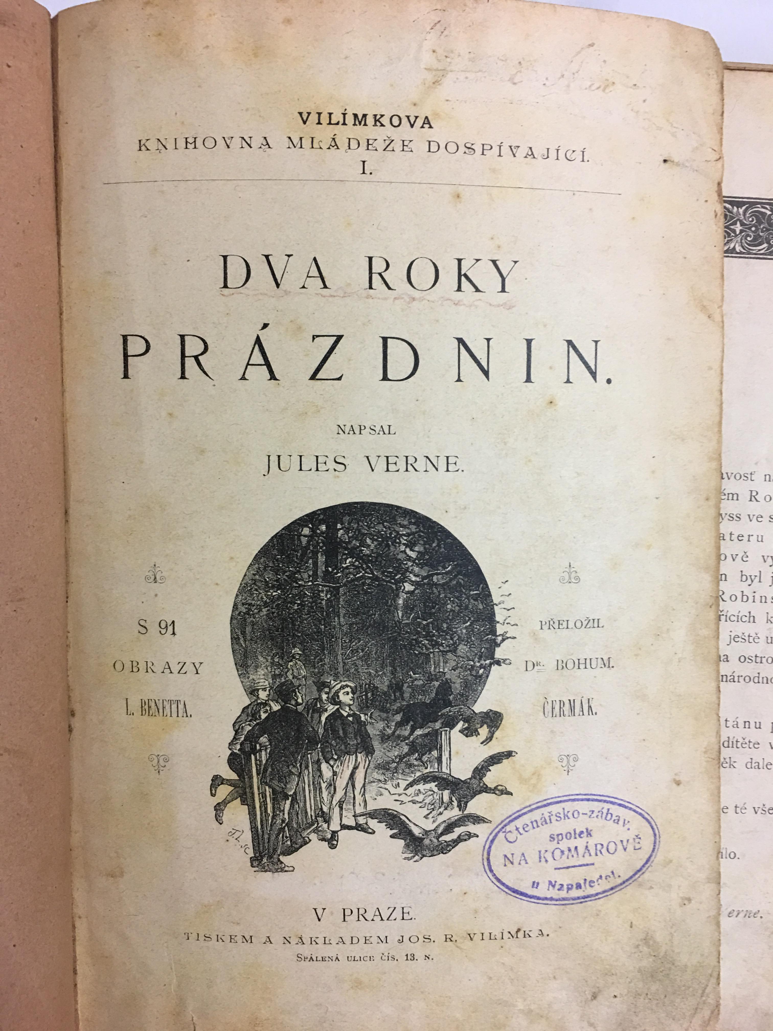 JULES VERNE - DVA ROKY PRÁZDNIN