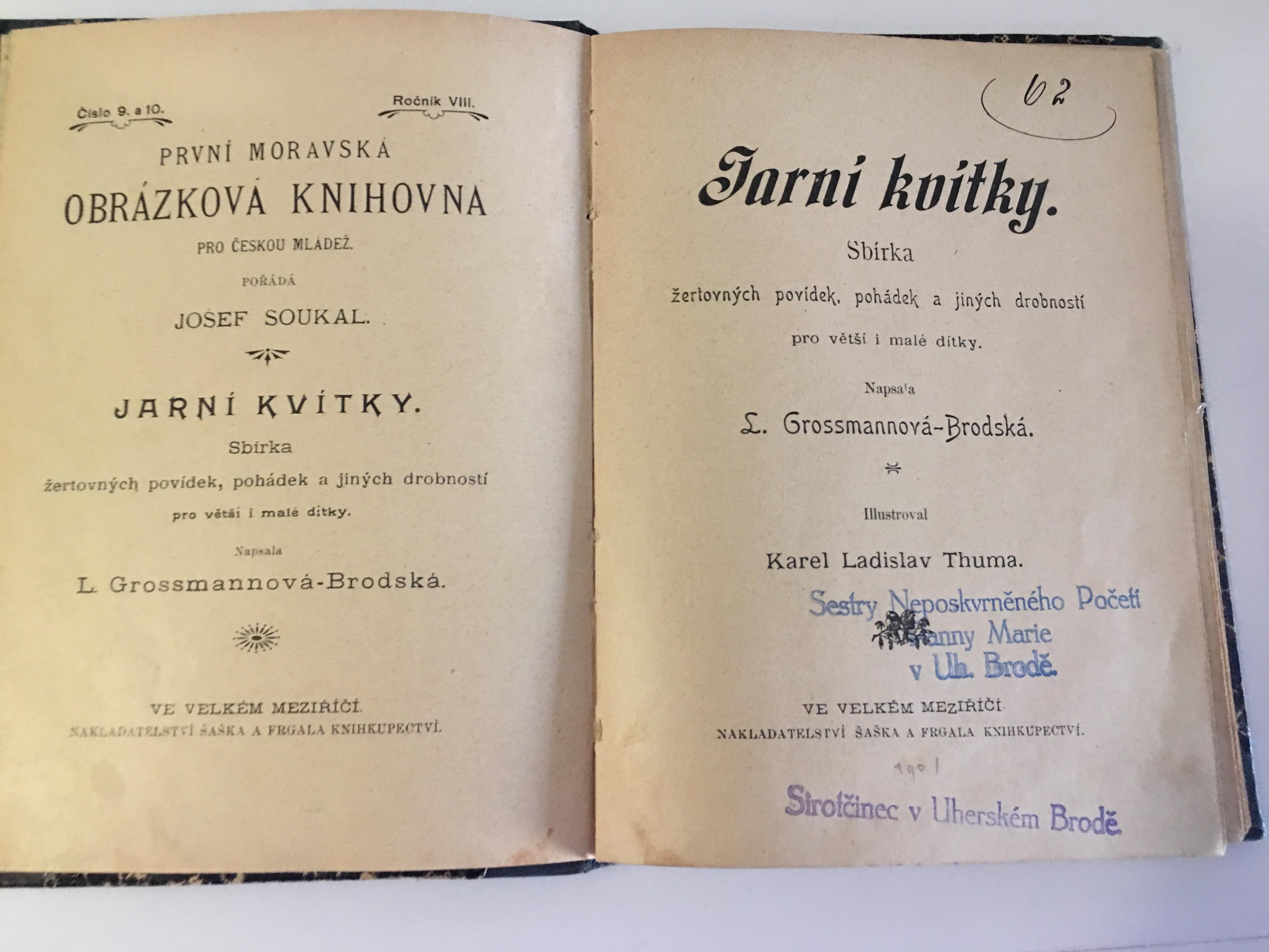 L. GROSSMANNOVÁ - BRODSKÁ : JARNÍ KVÍTKY